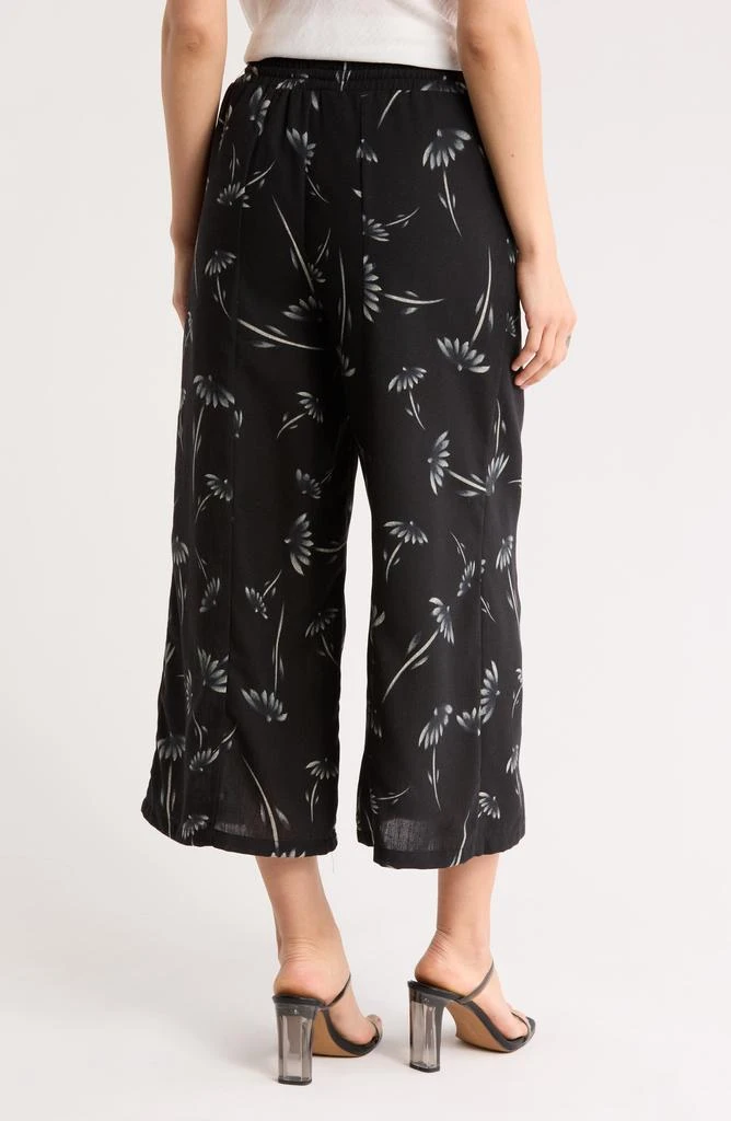 DR2 by Daniel Rainn Floral Crop Wide Leg Pull-On Pants 2