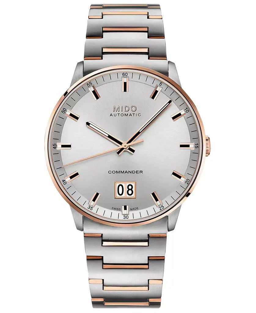 MIDO Men's Swiss Automatic Commander II BigDate Two-Tone Stainless Steel Bracelet Watch 42mm 1