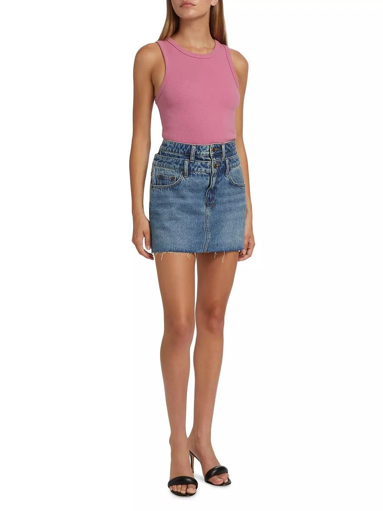 Ksubi Model Rework Denim Miniskirt 2