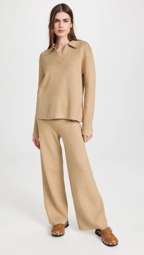 English Factory Knit Wide Pants 4