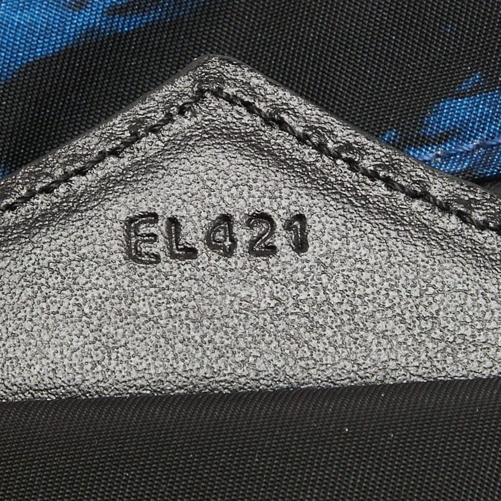 MontBlanc Montblanc Black/Blue Nylon Meisterstuck Selection Glacier Belt Bag 9