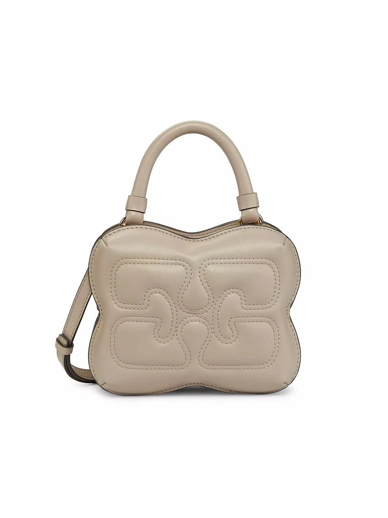 Ganni Small Butterfly Quilted Crossbody Bag 1