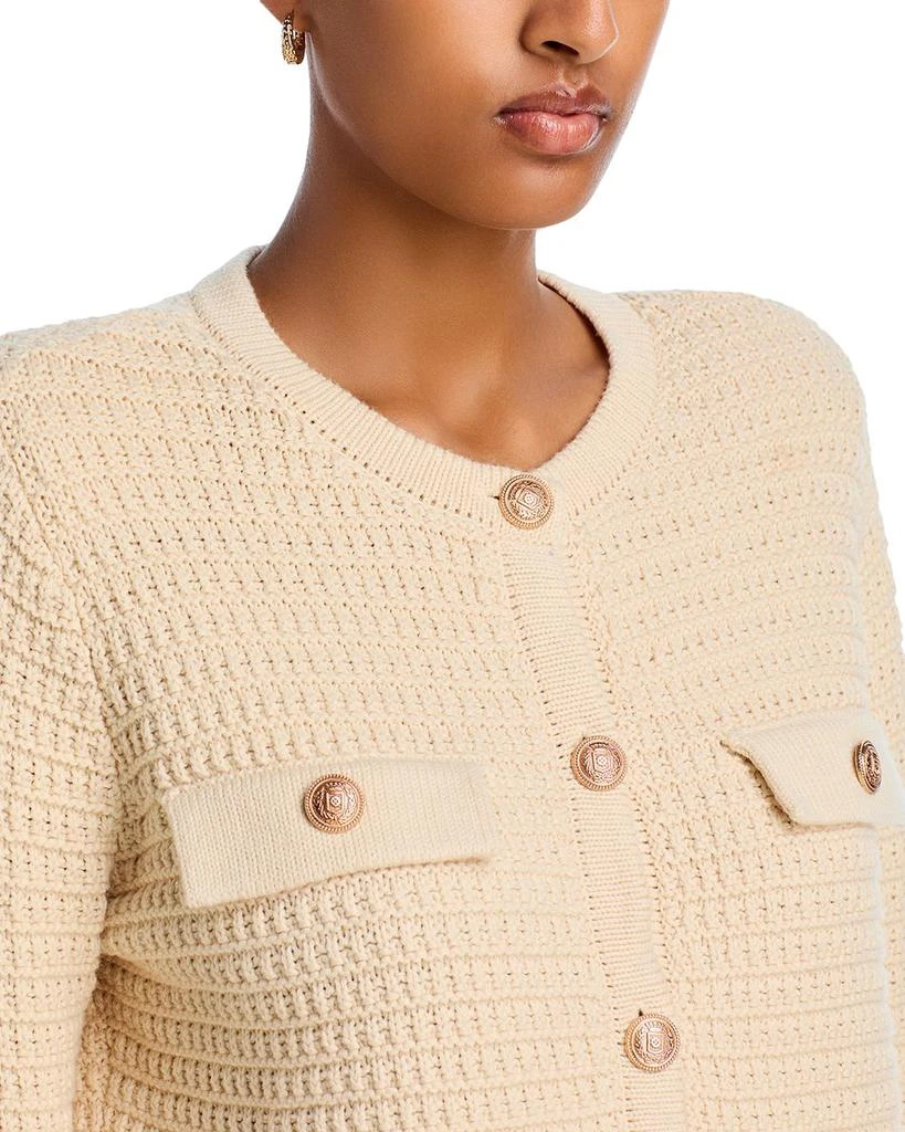 Blank NYC Crewneck Cardigan Sweater 5