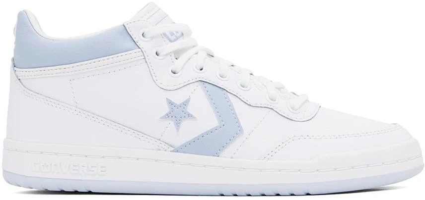Converse White & Blue CONS Fastbreak Pro Leather & Nylon Sneakers 1