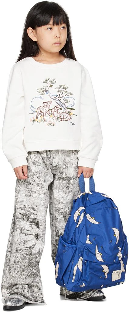 SEA NY Kids White Martha Sweatshirt 4