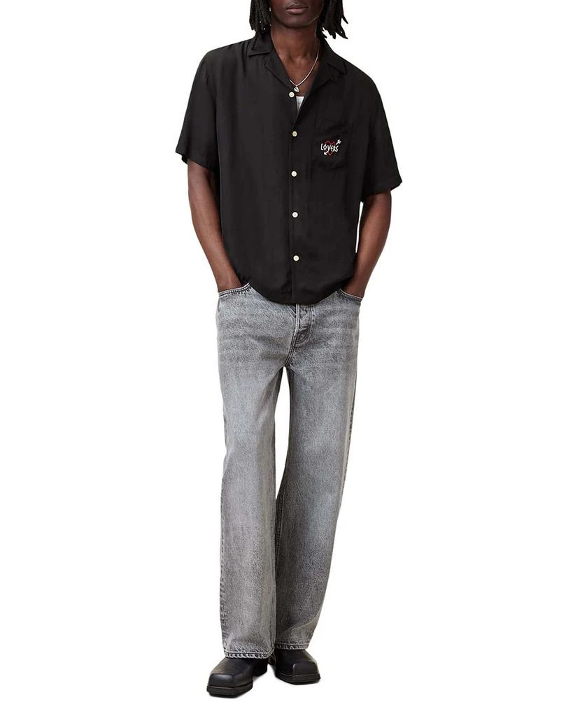 ALL SAINTS Lovers Relaxed Fit Camp Shirt 2