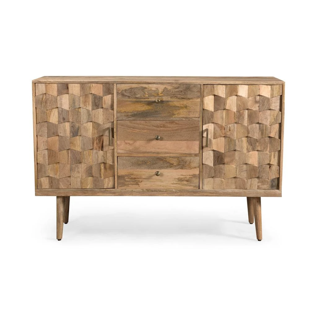 Streamdale Furniture Streamdale 3 DRAWER SIDEBOARD WITH 2 DOOR (KD LEGS) 2