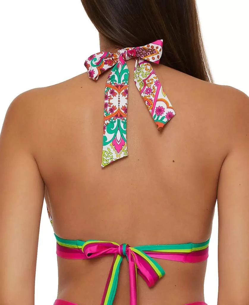 Trina Turk Women's Hawaiian Garden Print Ring Halter Top 2