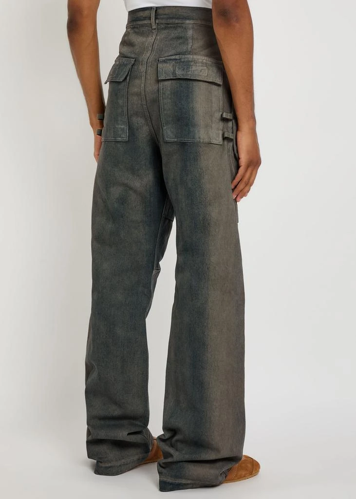 Rick Owens Stefan panelled denim cargo trousers 3