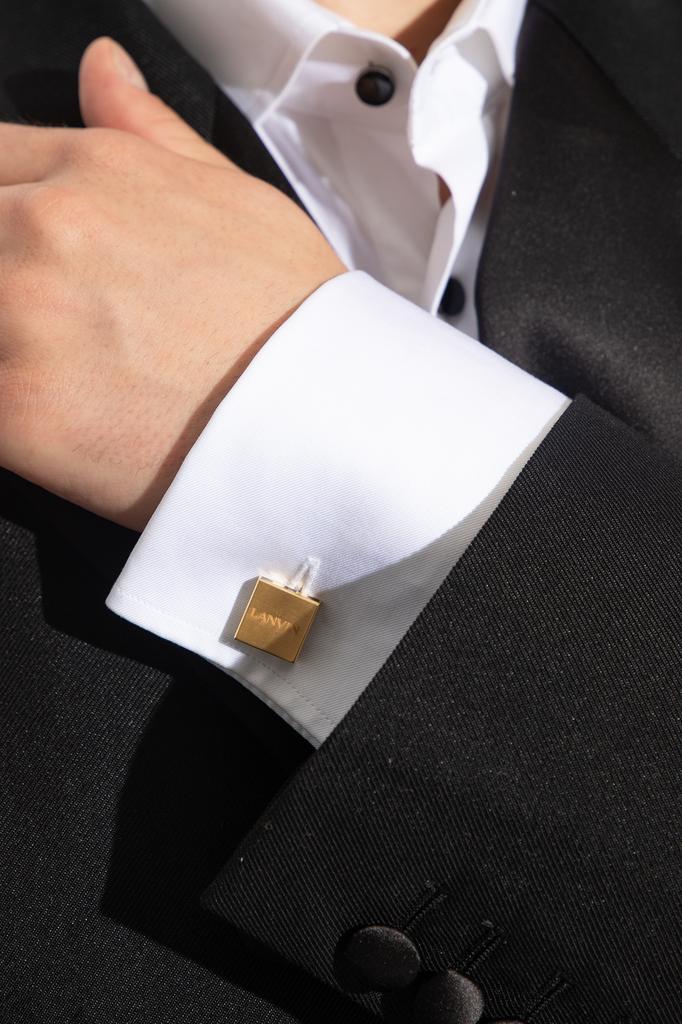 Lanvin Logo-engraved cufflinks