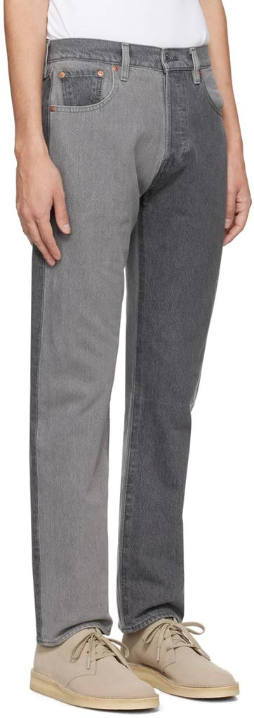 Levi's Gray 501 Original Jeans 2
