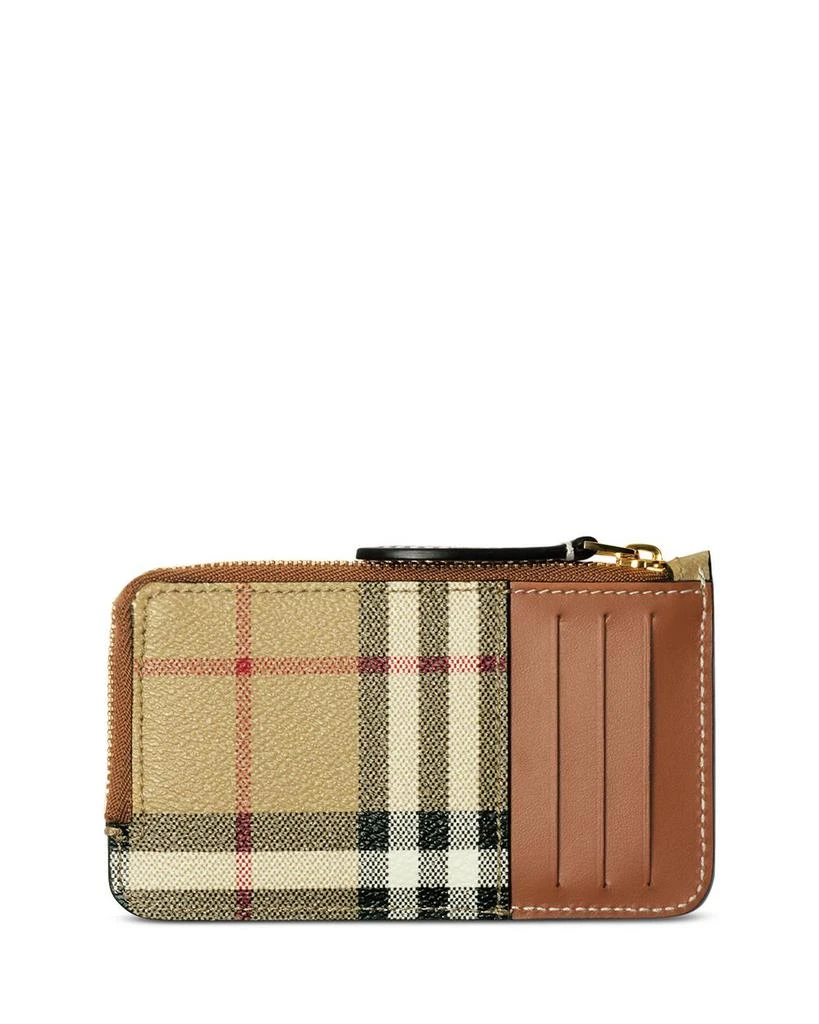 Burberry Check Zip Card Case 2