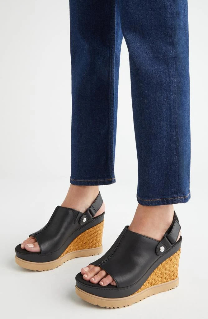 UGG Abbot Wedge Slingback Sandal 7