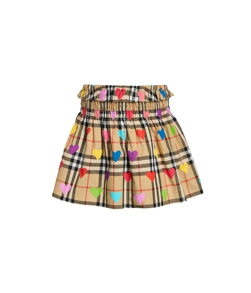 Burberry Ama Check Heart Skirt (Infant)