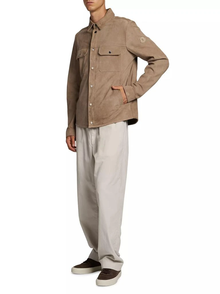 Moncler Corborant Suede Shirt Jacket 2
