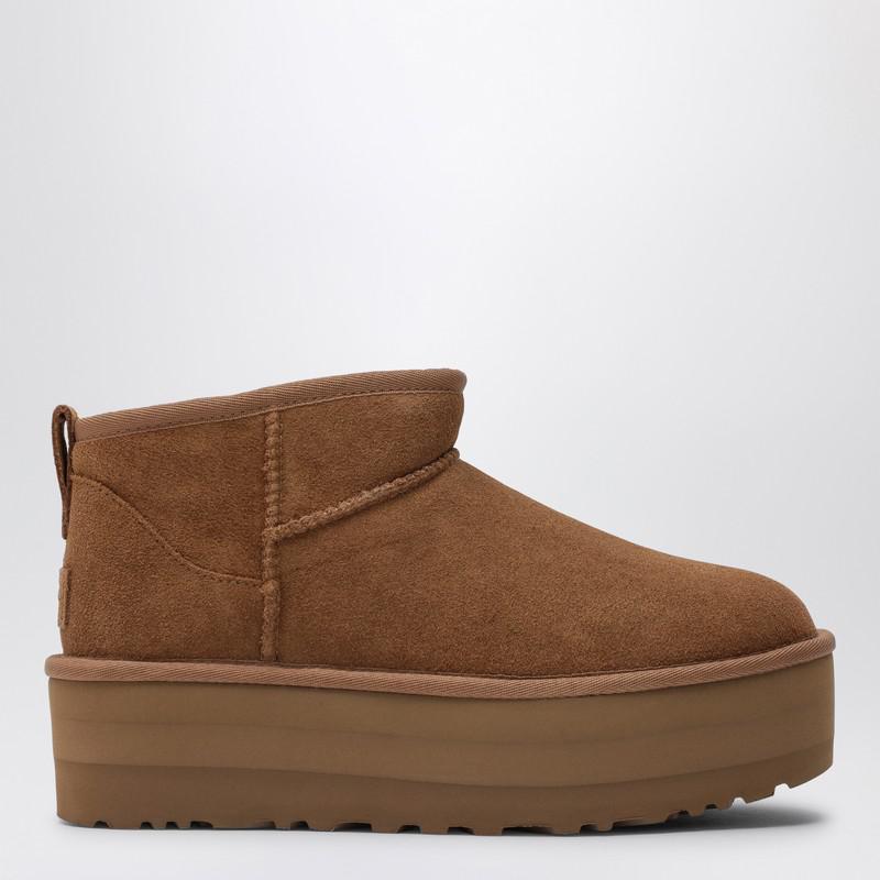 UGG Ugg Classic Ultra Mini Chestnut Boot With Platform
