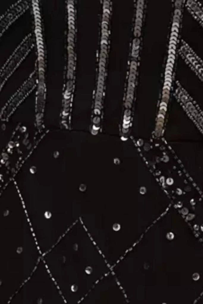 Adrianna Papell Adrianna Papell - Beaded Cap Sleeve Gown 3