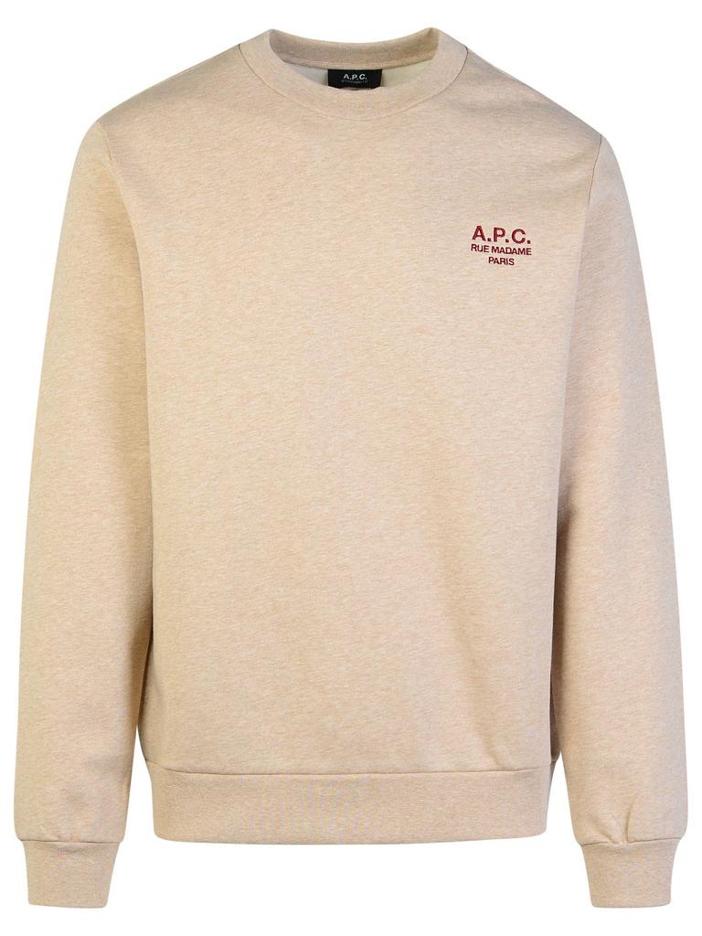 A.P.C. A.P.C. Logo Embroidered Crewneck Sweatshirt