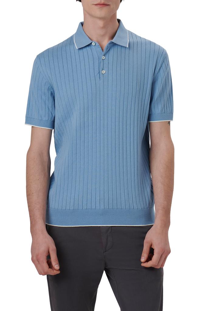 Bugatchi Ribbed Polo Sweater