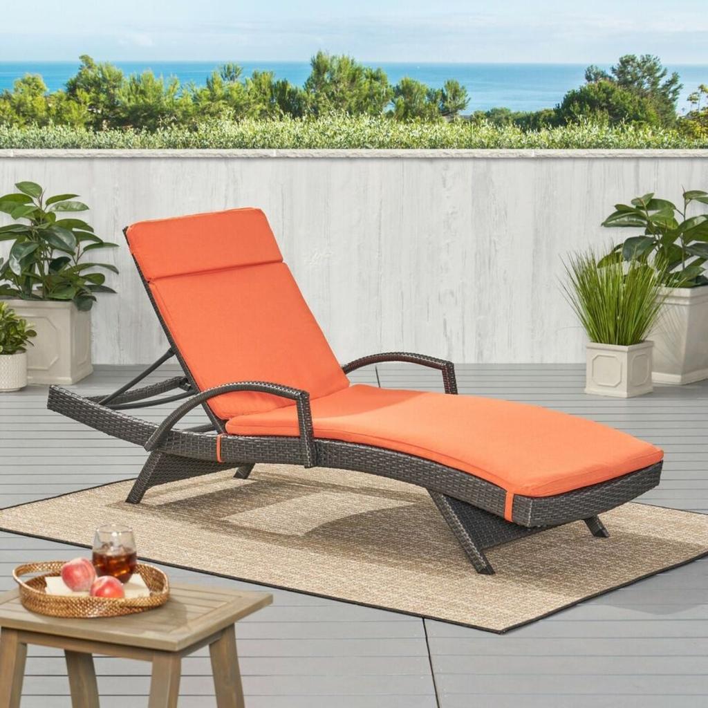 Streamdale Furniture Streamdale Chaise Lounge Cushion Set with Ties
