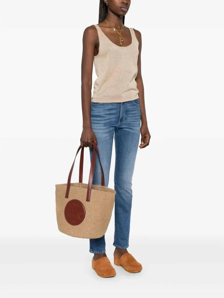 Chloé Chloe - Women's Large Horse Medal Basket Bag 4