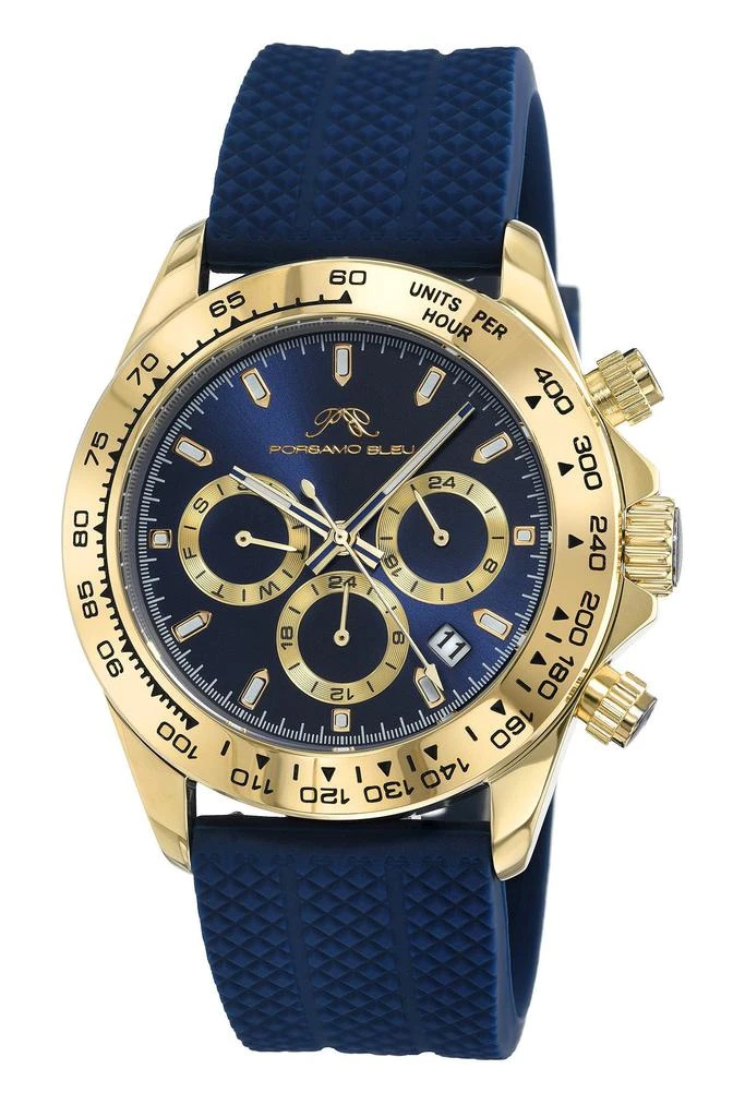 Porsamo Bleu Preston Sport Men's Silicone Strap Watch, 1034BPRR 1