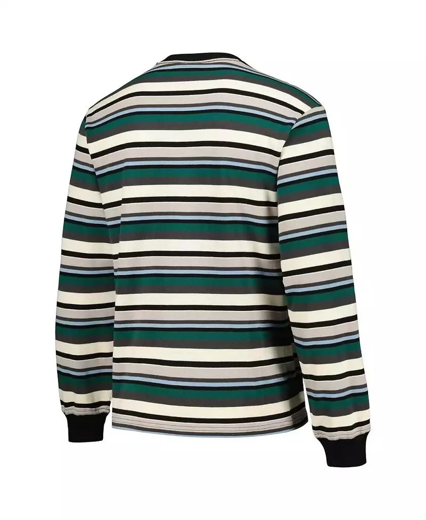 Pleasures Men's Cream/Green Atlanta Braves Ballpark Long Sleeve T-Shirt 2