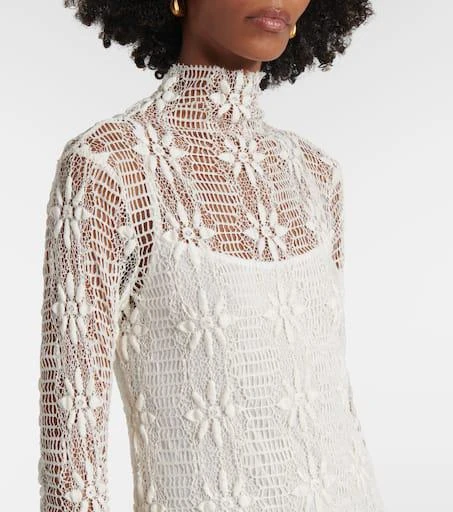 Ulla Johnson Talia floral lace maxi dress 4