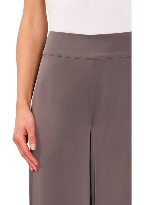 CeCe Womens Wide Leg Side Zip Pants 3