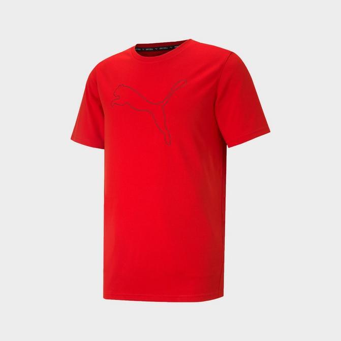 PUMA Men's Puma Performance Cat Short-Sleeve Training T-Shirt