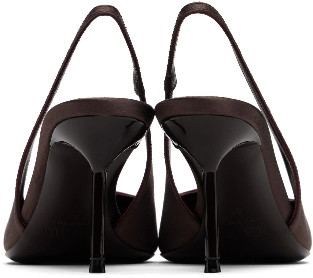 Paris Texas Brown Lidia Slingback 70 Heels 2