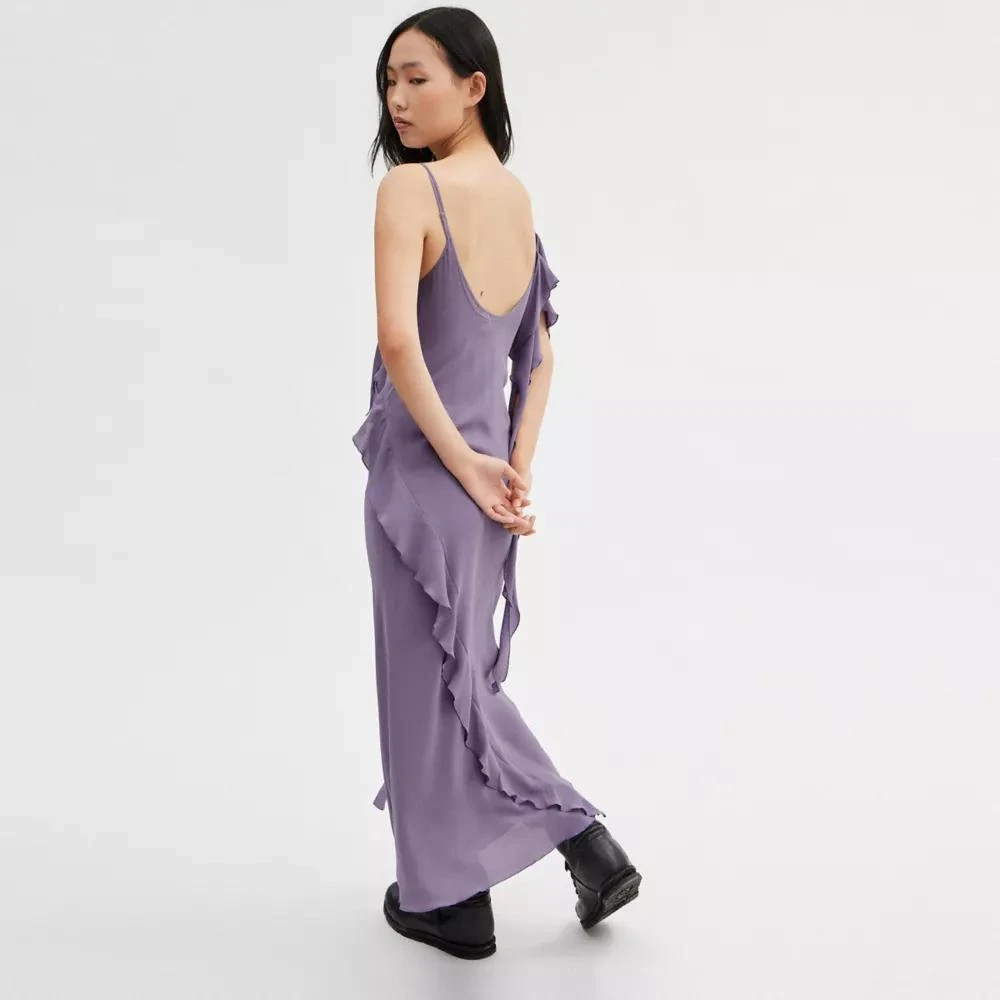 Coach Spaghetti Strap Bias Dress 3