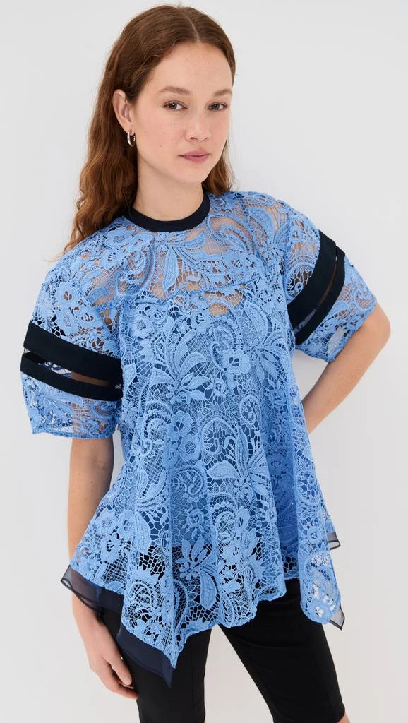 31 Phillip Lim Corded Embroidered Lace Flounce Top 2