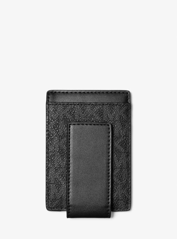 Michael Kors Cooper Signature Logo Money Clip Card Case 2