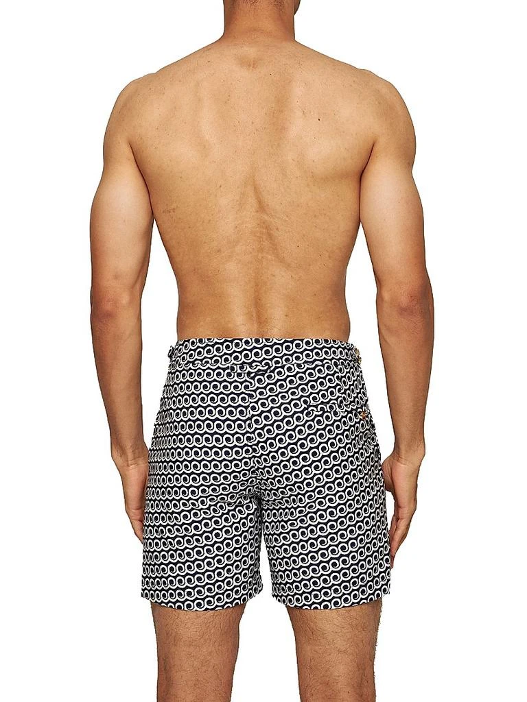 ORLEBAR BROWN Bulldog Jacquard Lacuna Swim Trunks 5