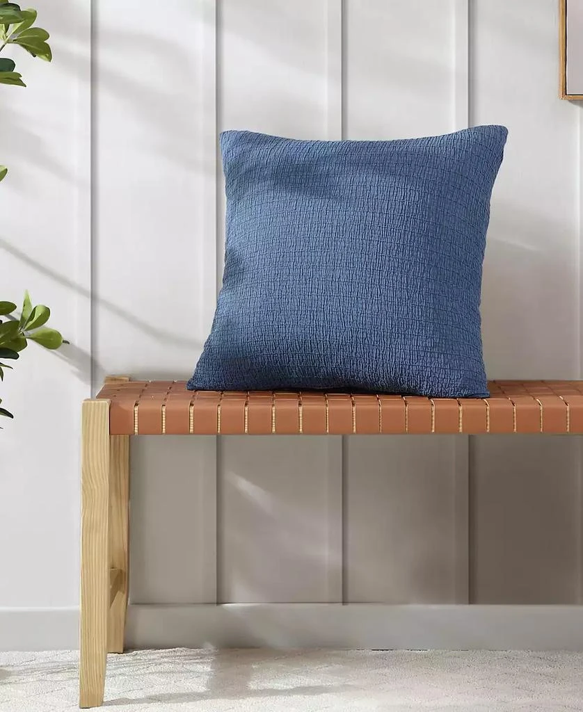 Nautica Wave Texture Square Pillow, 20" X 20" 5