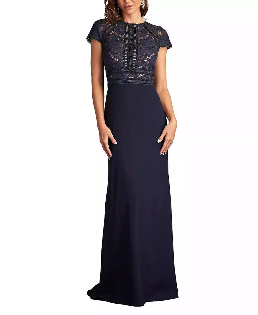Tadashi Shoji Women's Catrine Lace Bodice Gown - Dresses & Skirts - Free  Shipping - BeyondStyle