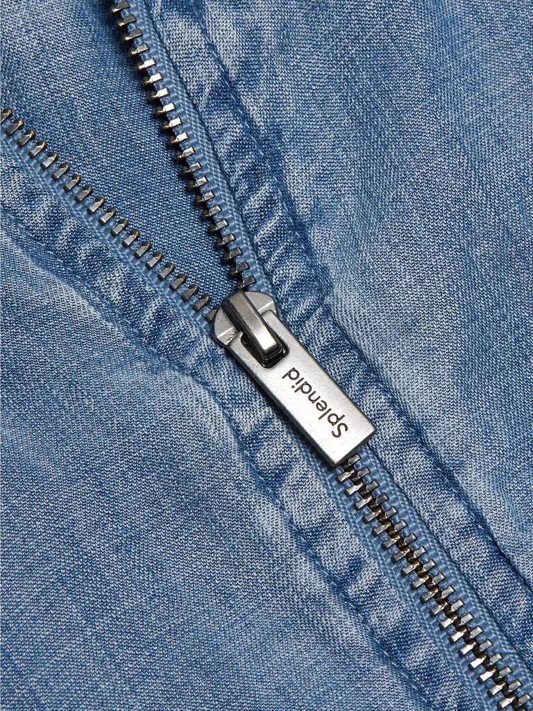 Splendid Carina Indigo Bomber Jacket 7