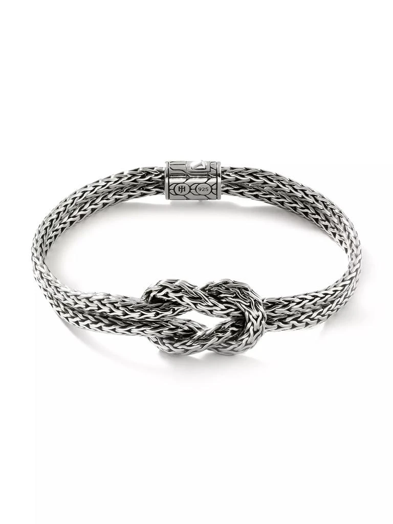 John Hardy Love Knot Sterling Silver Double-Chain Bracelet 1