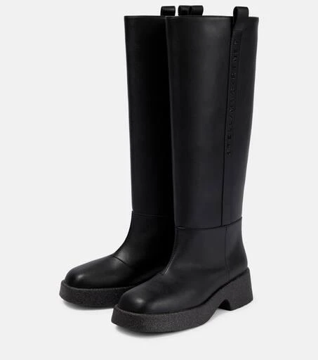 Stella McCartney Logo knee-high boots 5