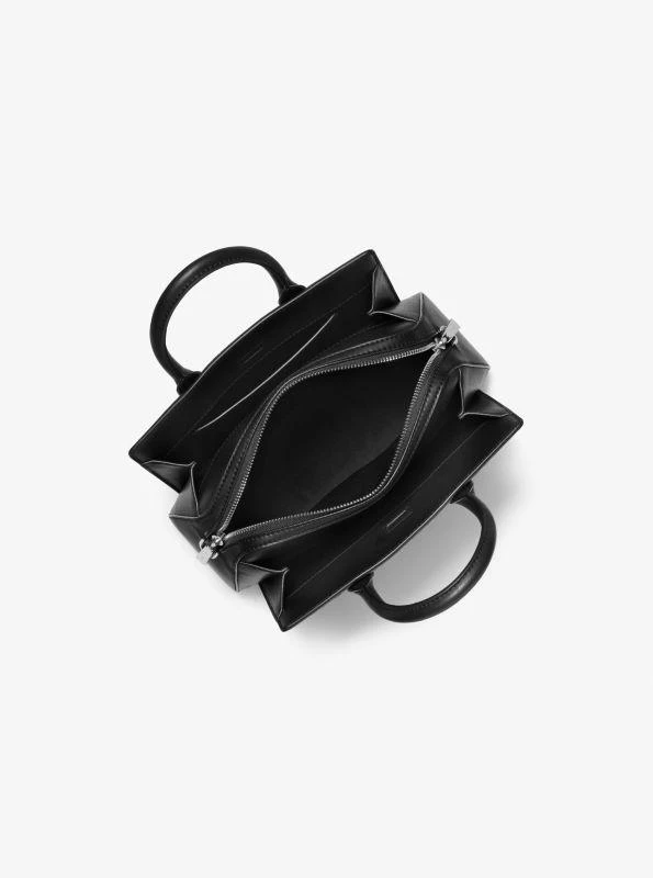 Michael Kors Laila Small Metallic Signature Logo Satchel 2