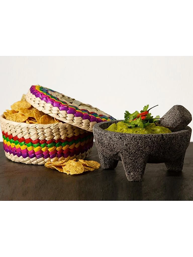 Verve Culture Molcajete with Tortilla Basket 2