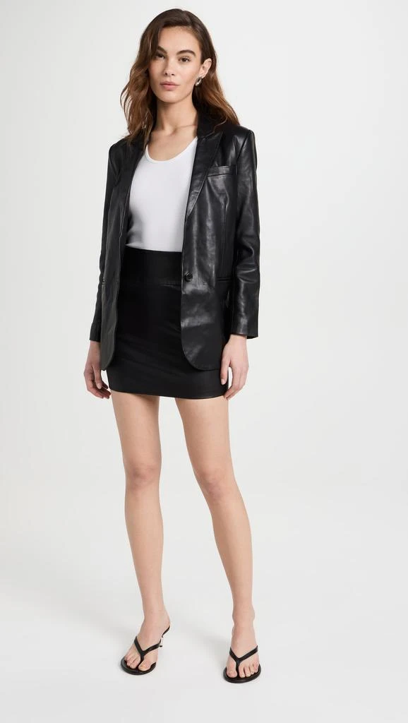 SPRWMN Leather Mini Skirt 4