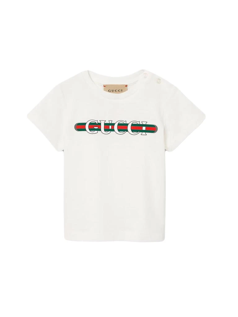 Gucci Kids T-shirts And Polos White 1