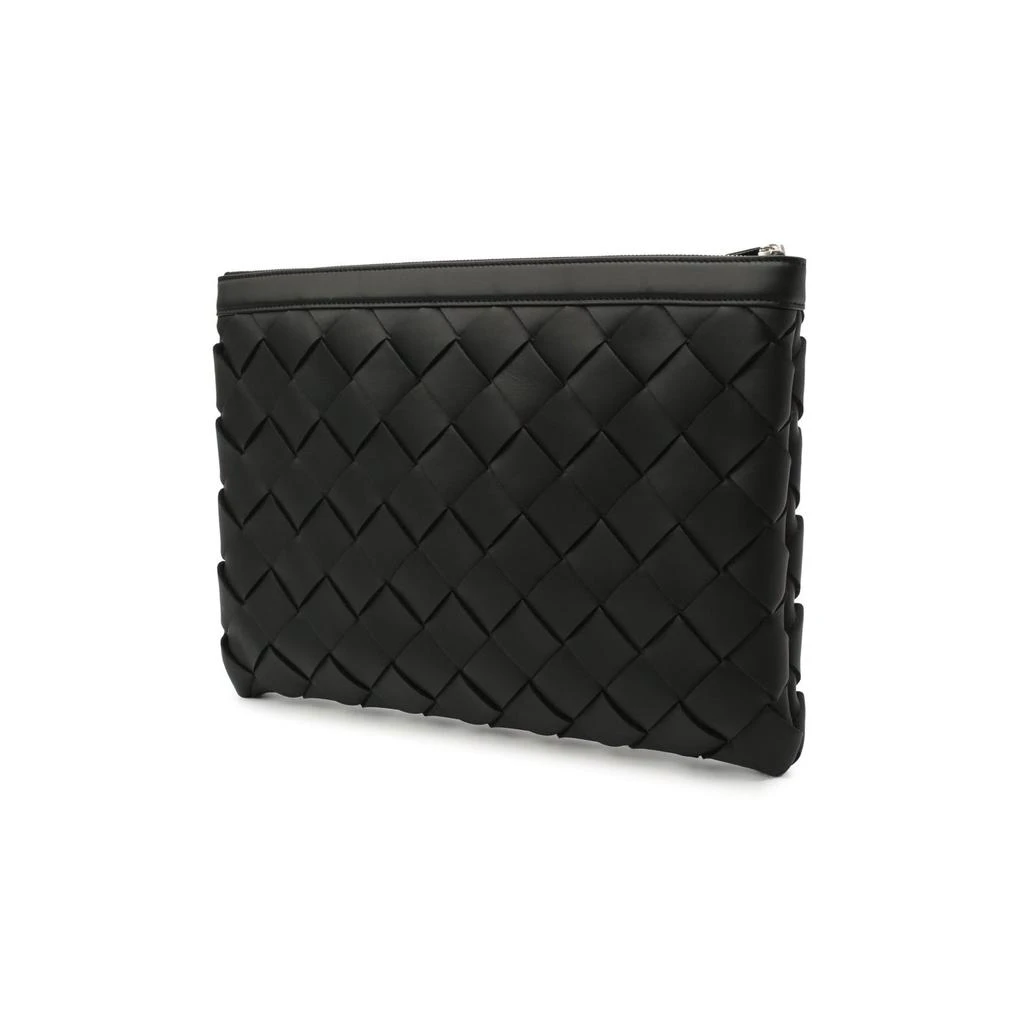 Bottega Veneta Bottega Veneta Leather Black Document Case 2