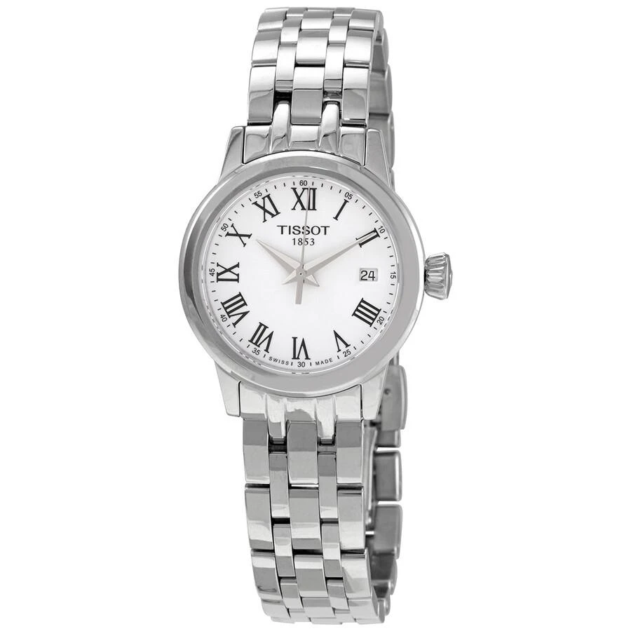 Tissot Classic Dream Lady Quartz White Dial Ladies Watch T129.210.11.013.00 1