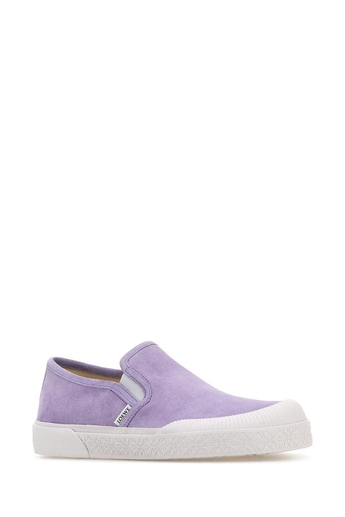 Loewe Lilac suede Terra Vulca slip-ons 1