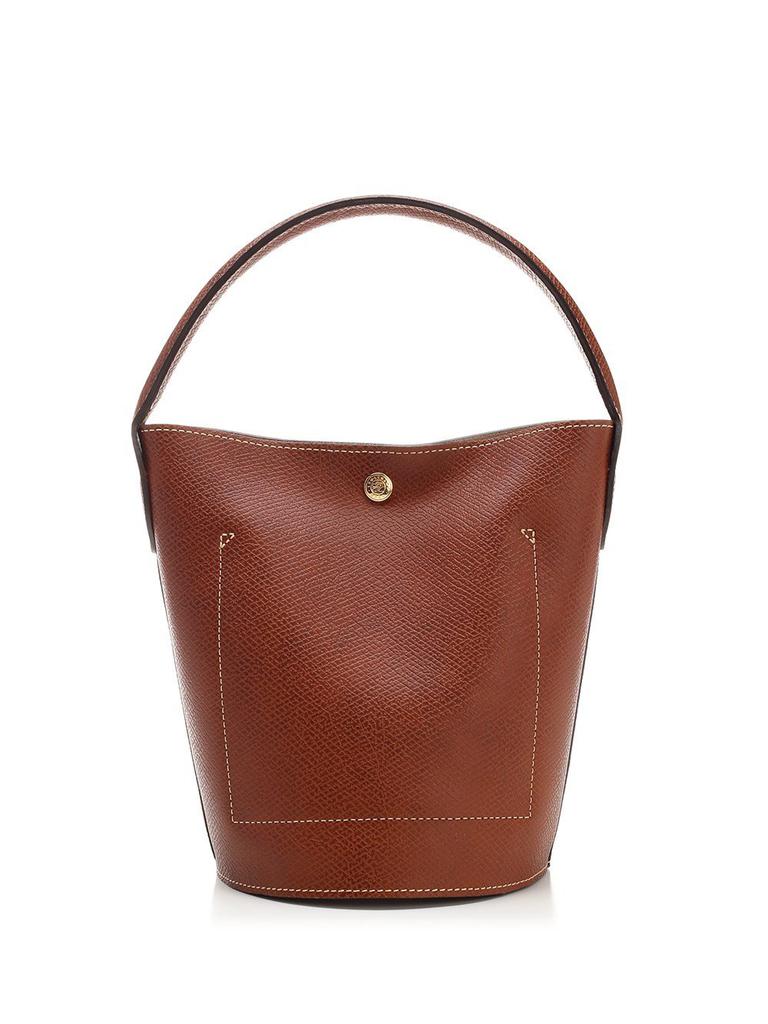 Longchamp Longchamp Épure Logo Embossed Small Bucket Bag