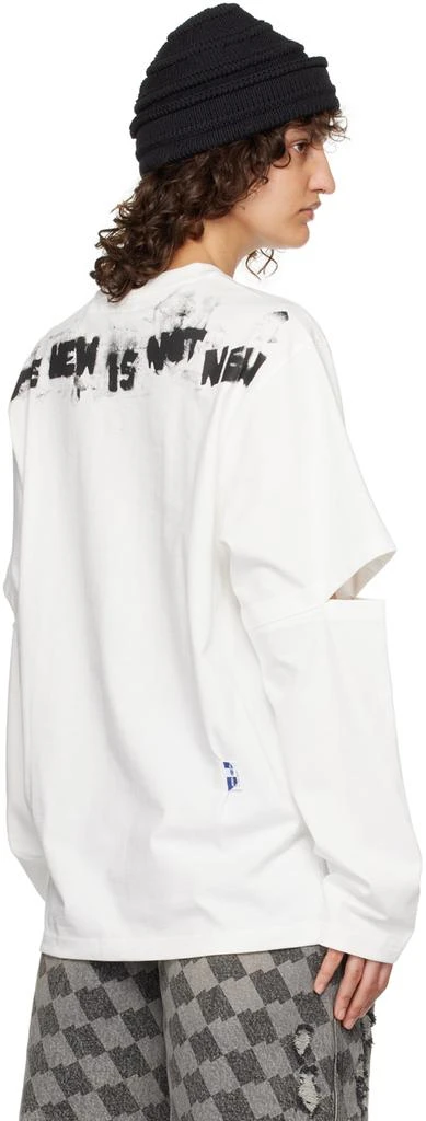 ADER error White Layered Long Sleeve T-Shirt 3