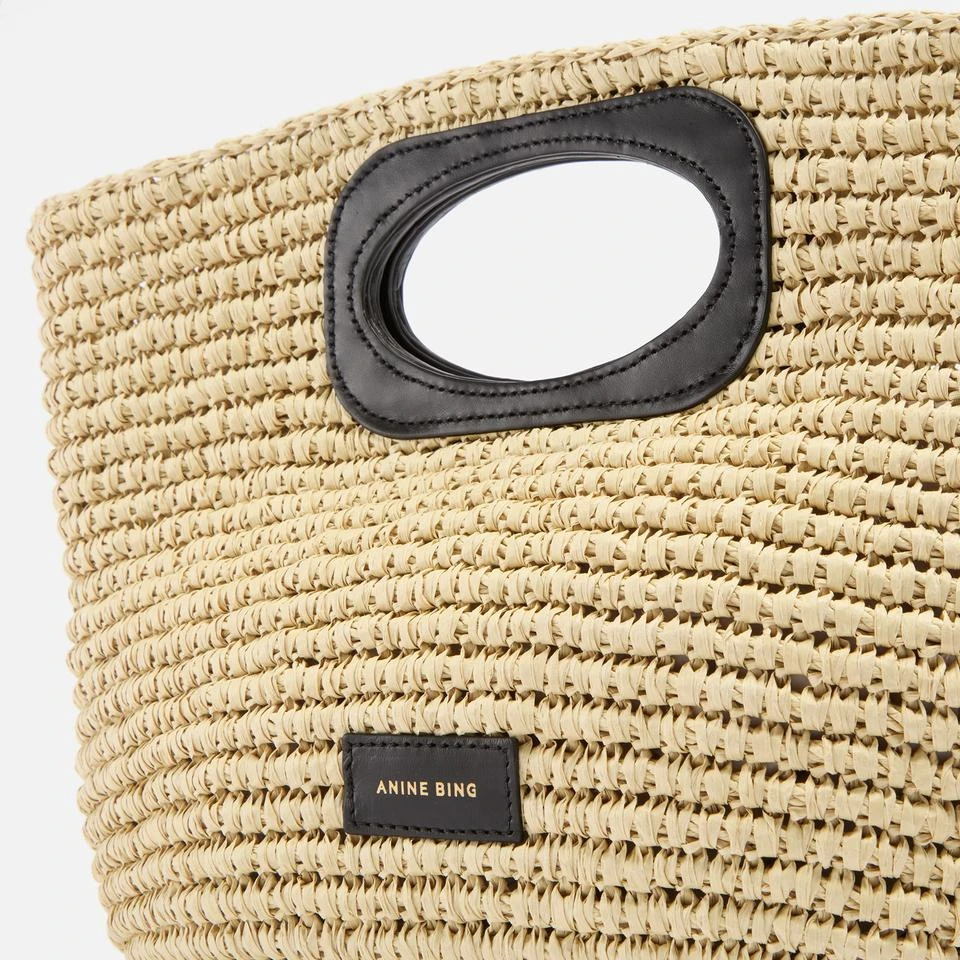 ANINE BING Anine Bing Mogeh Raffia Tote Bag 4